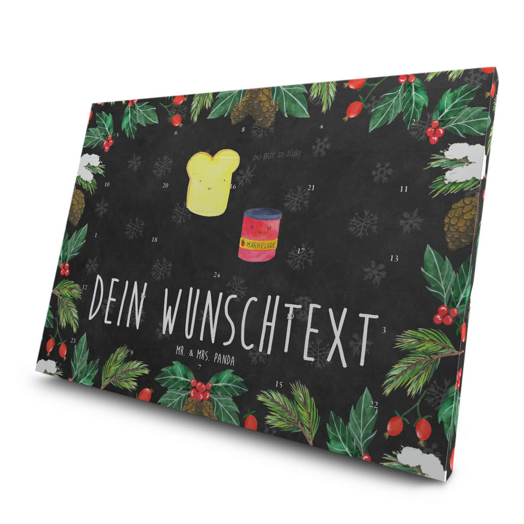 Personalisierter Tee Adventskalender Toast Marmelade Personalisierter Tee Adventskalender, Tiere, Tiermotive, Gute Laune, Lustige Sprüche, Toast, Küche Deko, Dreamteam, Brot, Frühstück Einladung, Küche Spruch, Toastbrot, Marmelade, Süße Postkarte, Süß