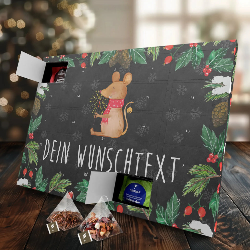 Personalisierter Tee Adventskalender Maus Weihnachten Personalisierter Tee Adventskalender, Advent, Heiligabend, Winter, Wintermotiv, Weihnachten, Weihnachtsdeko, Nikolaus, Weihnachtsgruß, Weihnachtsmotiv, Mäuschen, Maus, Weihnachtswunder, Frohe Weihnachten