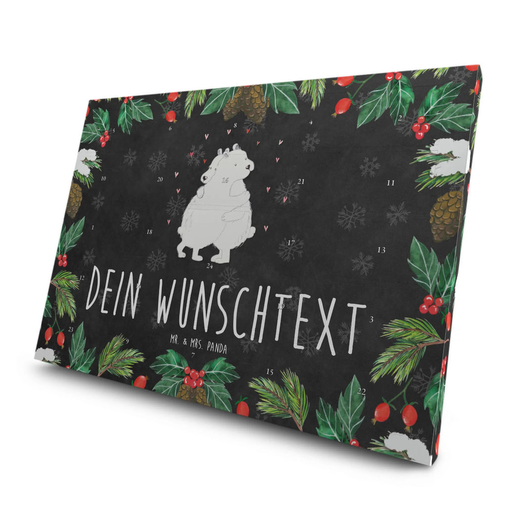 Personalisierter Tee Adventskalender Eisbär Umarmen Personalisierter Tee Adventskalender, Tiere, Tiermotive, Gute Laune, Lustige Sprüche