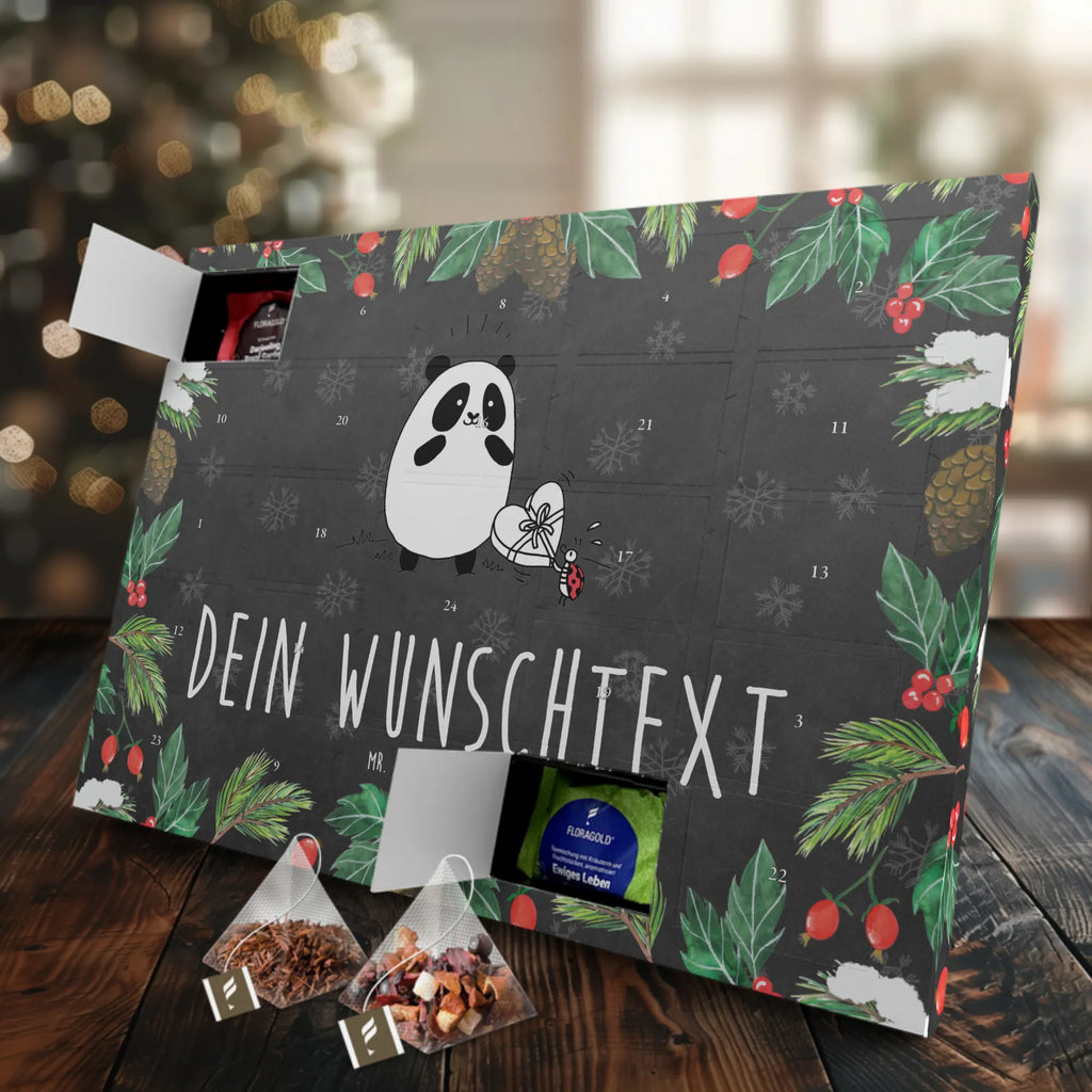  Panda Thank you Personalisierter Tee Adventskalender