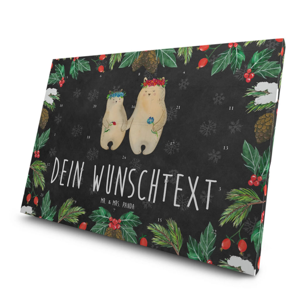 Personalisierter Tee Adventskalender Bären mit Blumenkranz Personalisierter Tee Adventskalender, Vatertag, Familie, Mama, Opa, Oma, Bruder, Schwester, Papa, Muttertag, Töchter, Bär, Weltbeste Mama, Bären, Family, Kind, Mutter, Beste Mutter, Mutti, Mami, Tochter, Geschenk Mama. Muttertag, Lieblingsmama, Kinder, Lieblingsmensch, Vorbild