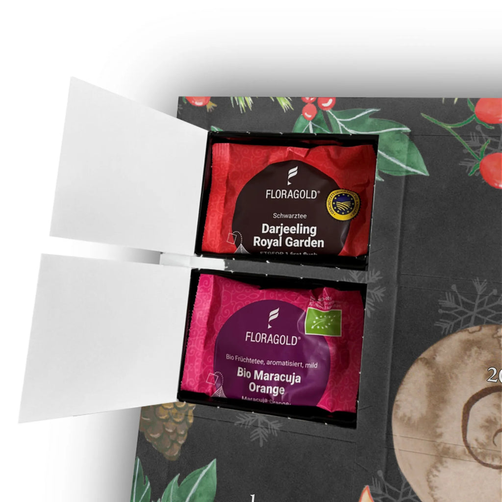 Personalisierter Tee Adventskalender Schnecken Liebe Personalisierter Tee Adventskalender, Freund, Freundin, Jahrestag, Verlobung, Liebesgeschenk, Ehefrau, Heiratsantrag, Heiraten, Hocheitstag, Ehemann, Partner, Liebe