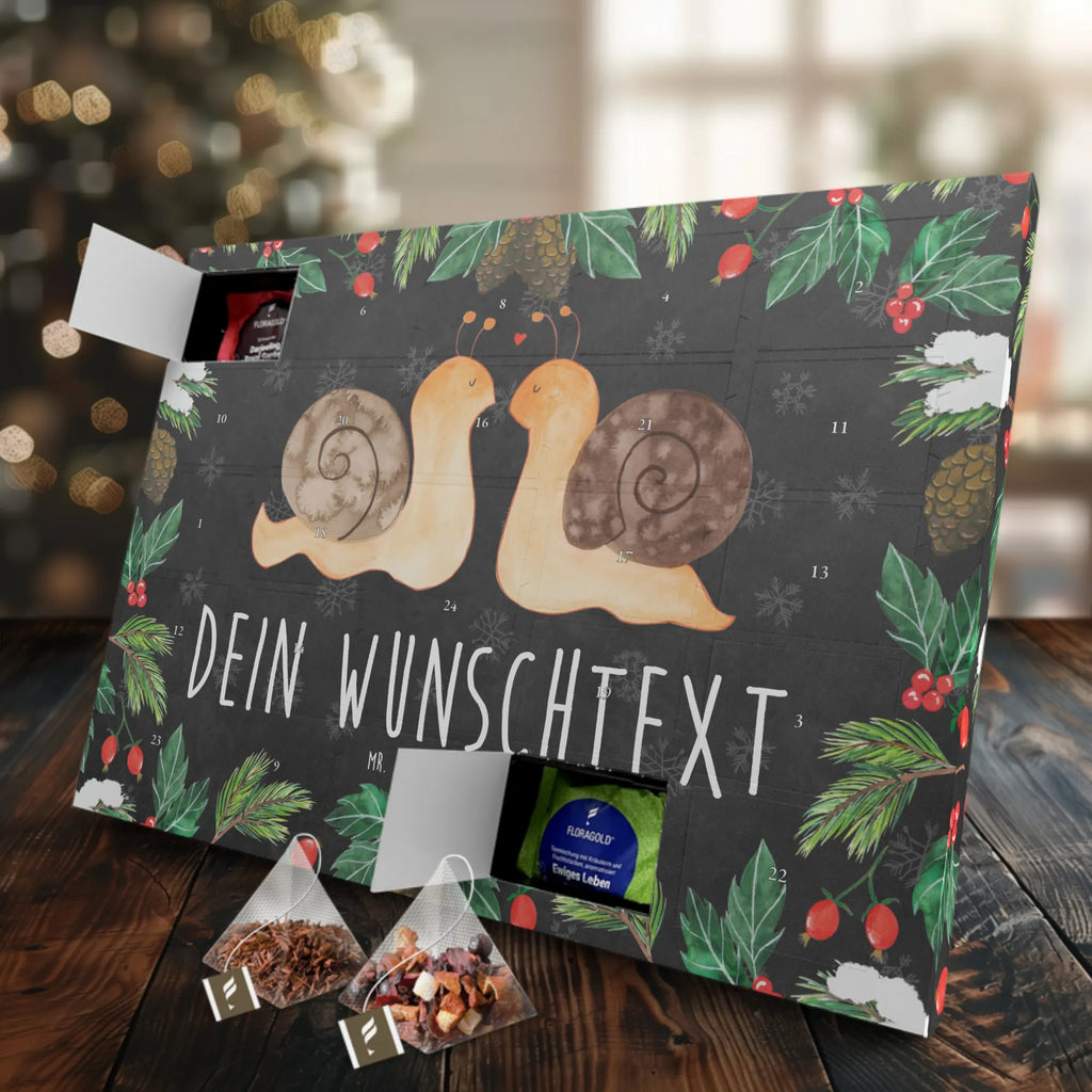 Personalisierter Tee Adventskalender Schnecken Liebe Personalisierter Tee Adventskalender, Freund, Freundin, Jahrestag, Verlobung, Liebesgeschenk, Ehefrau, Heiratsantrag, Heiraten, Hocheitstag, Ehemann, Partner, Liebe
