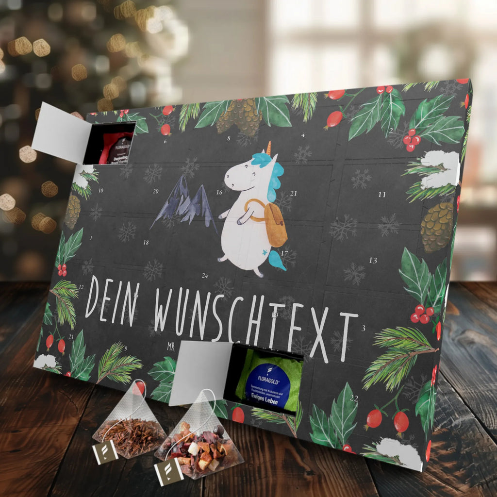 Personalisierter Tee Adventskalender Einhorn Bergsteiger Personalisierter Tee Adventskalender, Einhorn, Einhorn Deko, Einhörner, Unicorn, Reisen, Berge, Entdecker, Weltenbummler, Abenteurer, Weltreise, Bergsteiger, Urlaub, Abenteuer