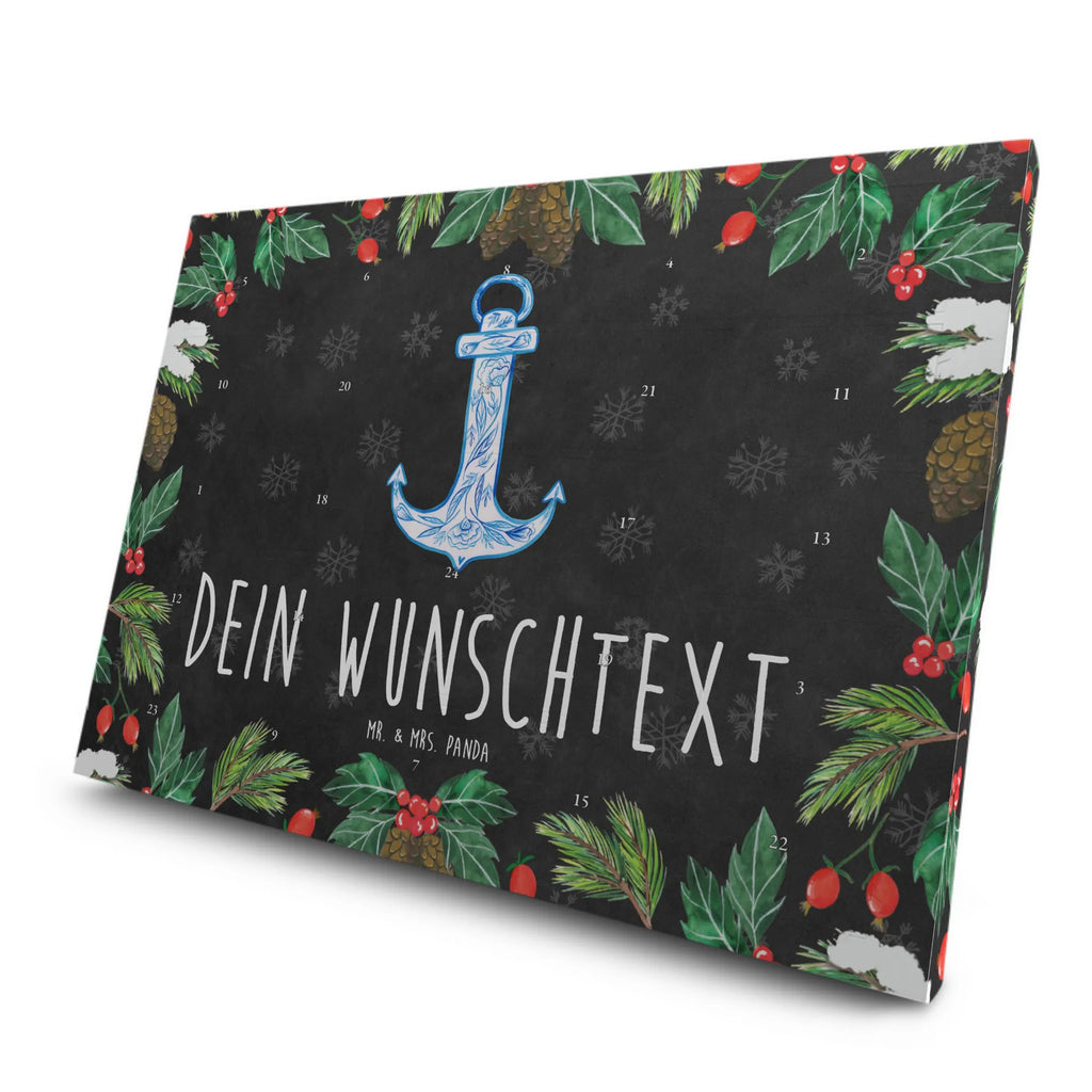 Personalisierter Tee Adventskalender Anker Blau Personalisierter Tee Adventskalender, Tiere, Tiermotive, Gute Laune, Lustige Sprüche