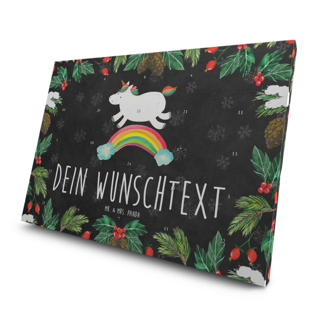 Personalisierter Tee Adventskalender Einhorn Regenbogen Personalisierter Tee Adventskalender, Einhorn, Einhorn Deko, Einhörner, Unicorn, Regenbogen, Einhornautobahn, Glitzer, Einhornpower, Erwachsenwerden