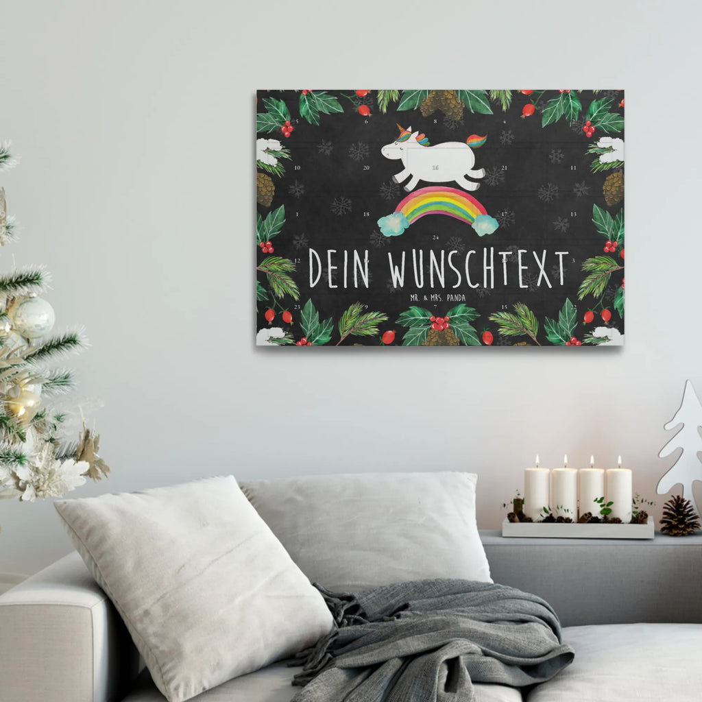 Personalisierter Tee Adventskalender Einhorn Regenbogen Personalisierter Tee Adventskalender, Einhorn, Einhorn Deko, Einhörner, Unicorn, Regenbogen, Einhornautobahn, Glitzer, Einhornpower, Erwachsenwerden