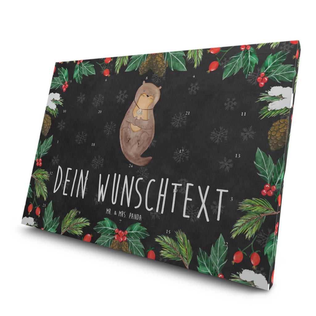 Personalisierter Tee Adventskalender Otter Muschel Personalisierter Tee Adventskalender, Seeotter, Otter, Fischotter, Büro, Tagträumen, Otterliebe, Träumen, Motivation, Grübeln