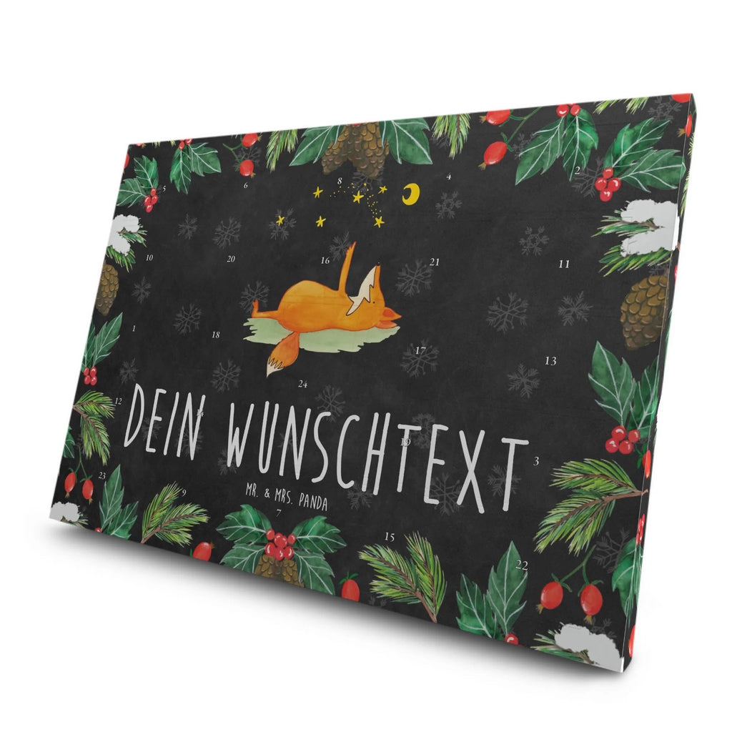 Personalisierter Tee Adventskalender Fuchs Sterne Personalisierter Tee Adventskalender, Fuchs, Always Look On The Bright Side Of Life, Spruch Positiv, Romantik, Spruch schön, Tröstende Worte, Füchse