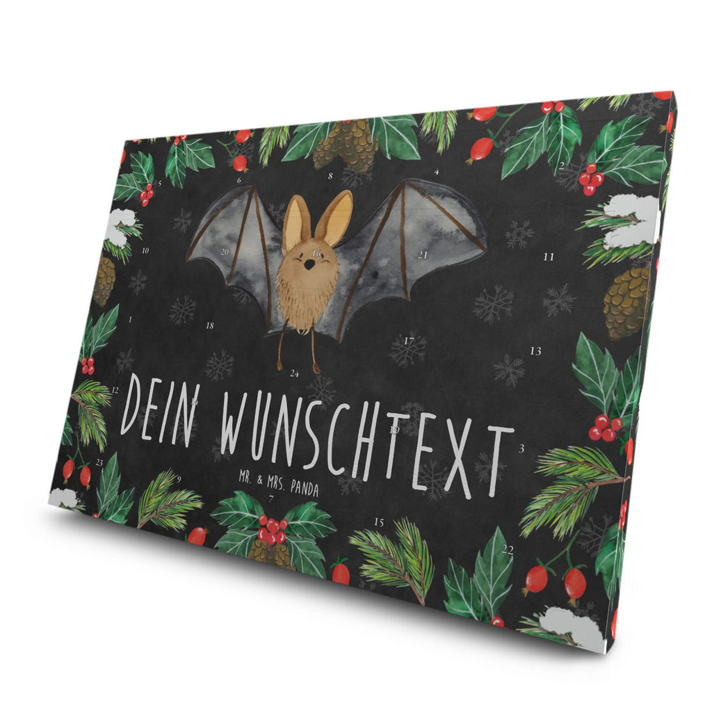Personalisierter Tee Adventskalender Fledermaus Flügel Personalisierter Tee Adventskalender, Tiermotive, Tiere, Gute Laune, Lustige Sprüche