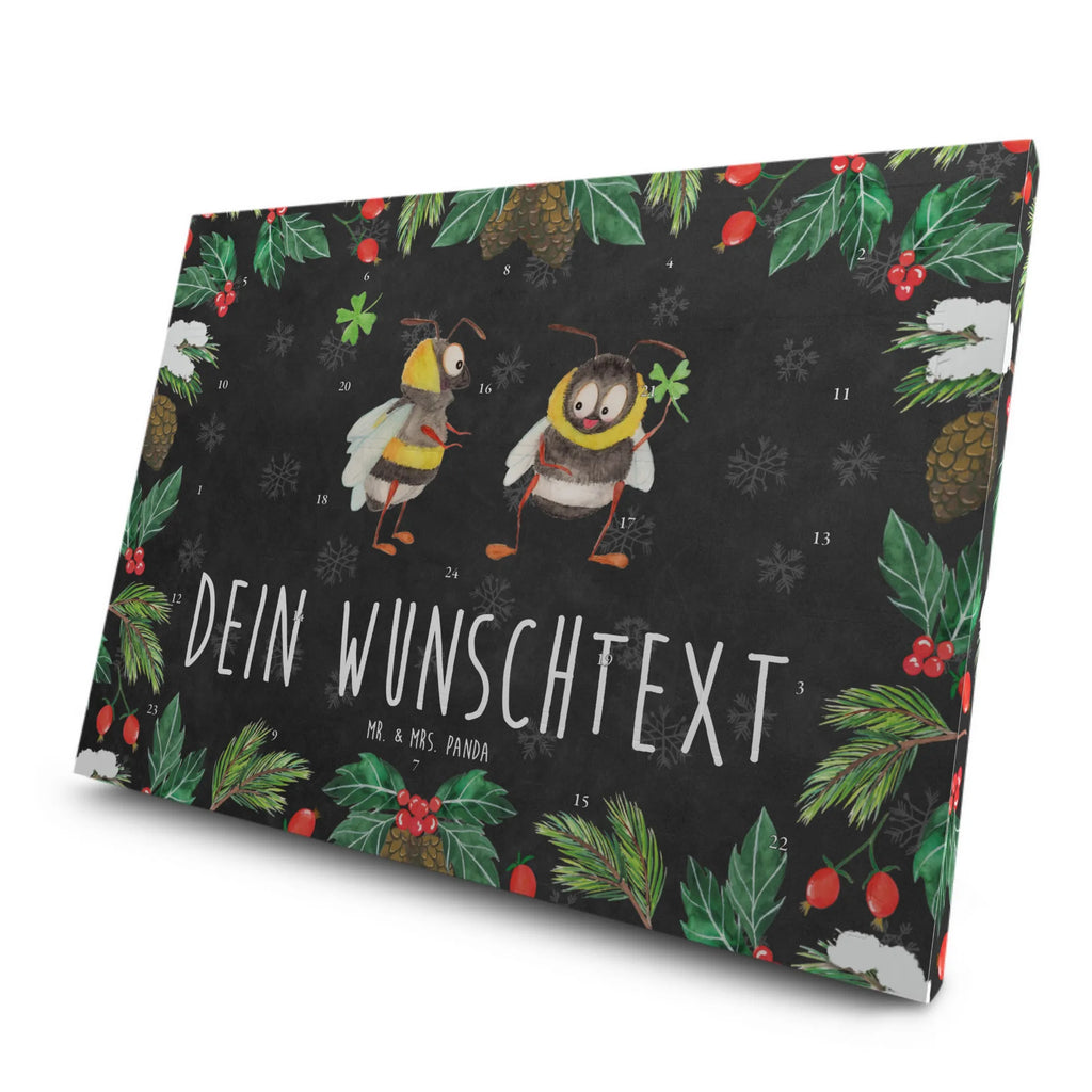 Personalisierter Tee Adventskalender Hummeln Kleeblatt Personalisierter Tee Adventskalender, Tiere, Tiermotive, Gute Laune, Lustige Sprüche, Hummel, Spruch schön, Biene Deko, Spruch Positiv, Spruch Fröhlich, glücklich sein, glücklich Werden, Biene