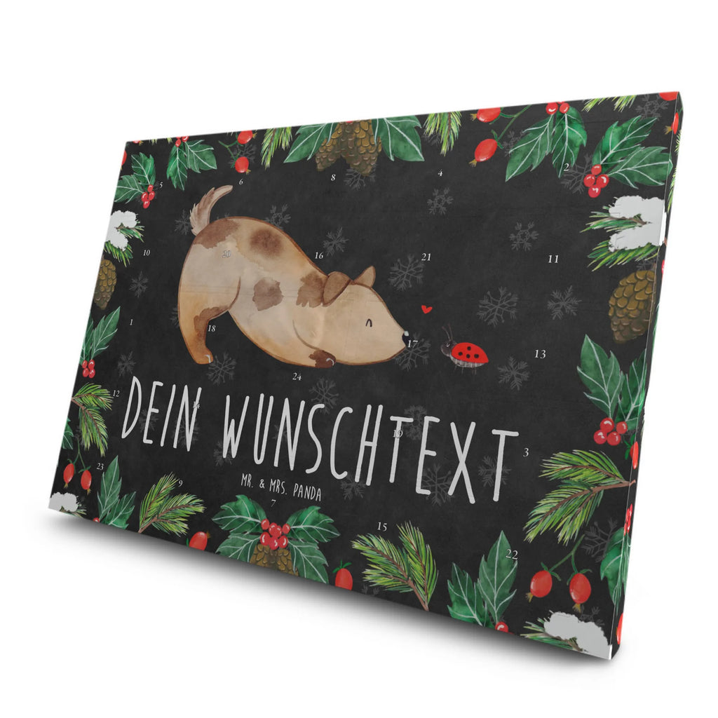 Personalisierter Tee Adventskalender Hund Marienkäfer Personalisierter Tee Adventskalender, Hunderasse, Hundebesitzer, Sprüche, Tierliebhaber, Hundemotiv, Haustier, Hund, Marienkäfer, Mischling, Hunde, Hundespruch, Mischlinghund