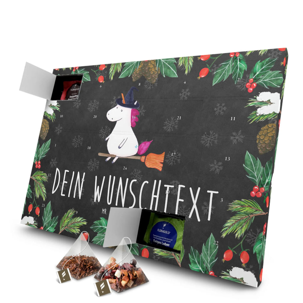 Personalisierter Tee Adventskalender Einhorn Hexe Personalisierter Tee Adventskalender, Einhorn, Einhorn Deko, Einhörner, Unicorn, Freundin, Ehefrau, Hexe, Leben, Verrückte, Frau, Engel, Teufel, Zicke