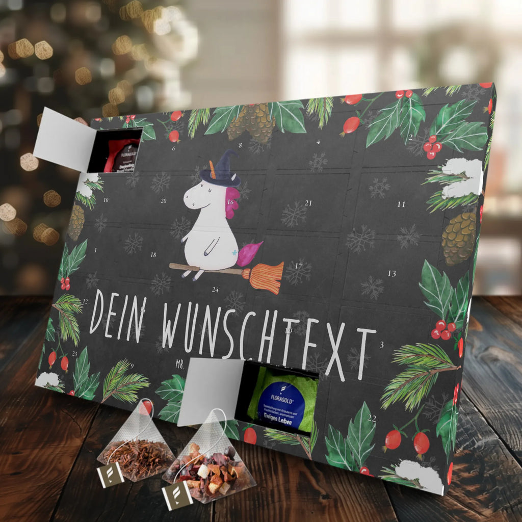 Personalisierter Tee Adventskalender Einhorn Hexe Personalisierter Tee Adventskalender, Einhorn, Einhorn Deko, Einhörner, Unicorn, Freundin, Ehefrau, Hexe, Leben, Verrückte, Frau, Engel, Teufel, Zicke