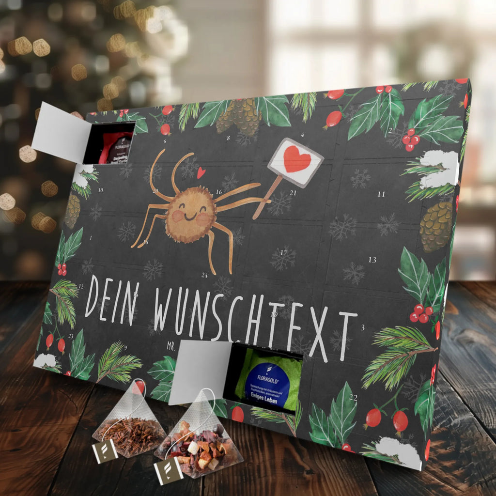 Personalisierter Tee Adventskalender Spinne Agathe Motivation Personalisierter Tee Adventskalender, Spinne Agathe, Spinne, Merchandise, Agathe, Videos, Dankeschön, Liebe, Vertrauen, Motivation, Glück