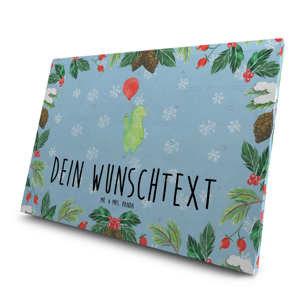 Personalisierter Tee Adventskalender Schildkröte Luftballon Personalisierter Tee Adventskalender, Schildkröte, Motivationsspruch, Mutausbruch, Motivation, Schildkröten