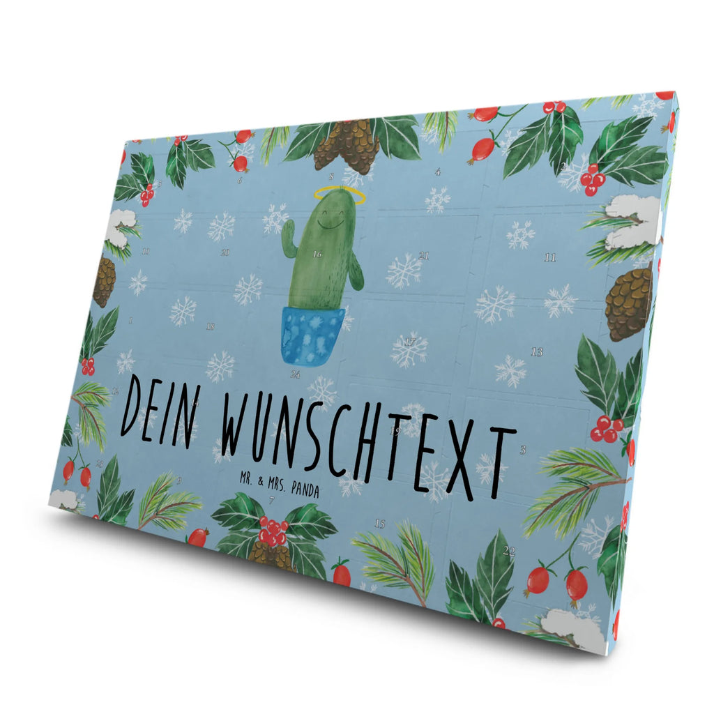 Personalisierter Tee Adventskalender Kaktus Heilig Personalisierter Tee Adventskalender, Kakteen, Kaktus, Bruder, Freundin, Frech, Familie, Schwestern, Eltern, Heiligenschein, Schwester, Lustig, Kind