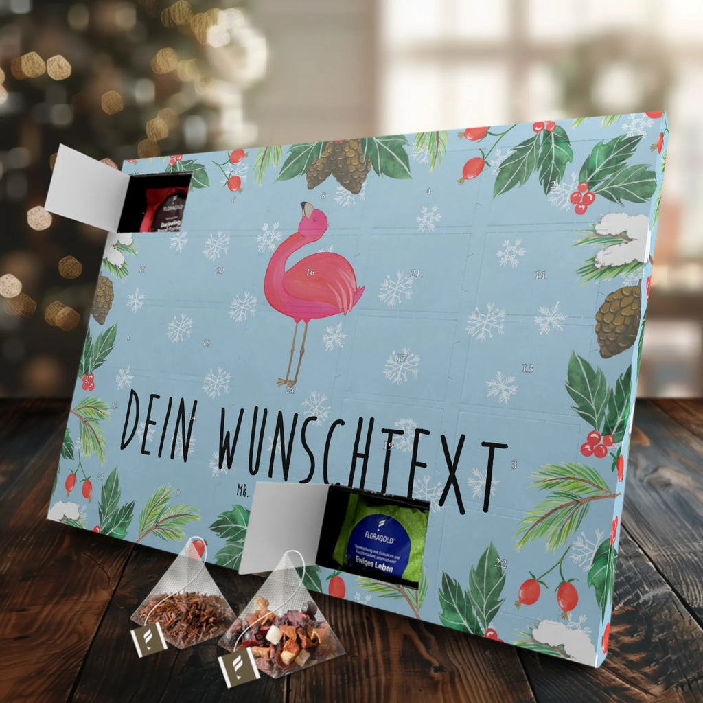 Personalisierter Tee Adventskalender Flamingo Stolz Personalisierter Tee Adventskalender, Flamingo, Selbstakzeptanz, Stolz, Schwester, Mama, Selbstliebe, Beste Freundin, Freundin, Tochter, Freude