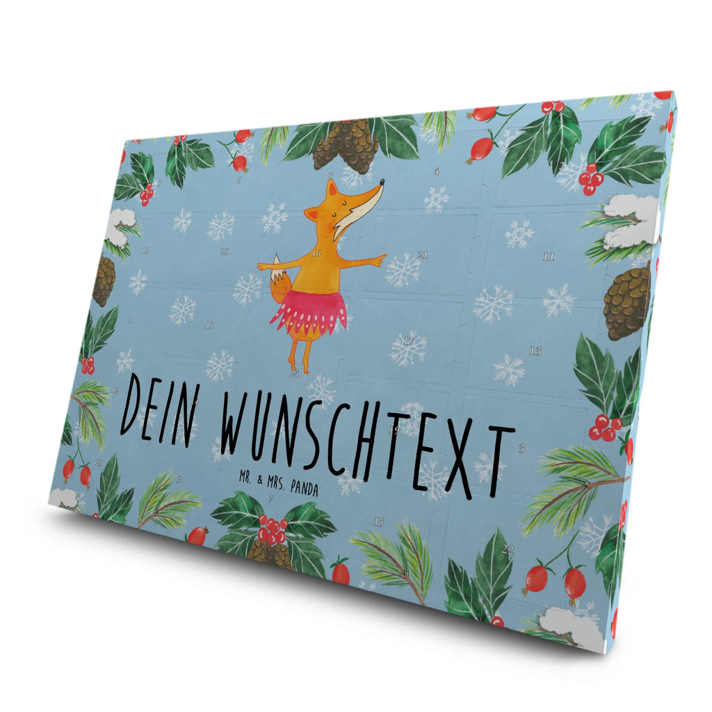 Personalisierter Tee Adventskalender Fuchs Ballerina Personalisierter Tee Adventskalender, Fuchs, Einladung, Geburtstag, Füchsin, Party, Tanzen, Füchse, Fuchs Spruch, Ballerina, Tänzerin, Ballett