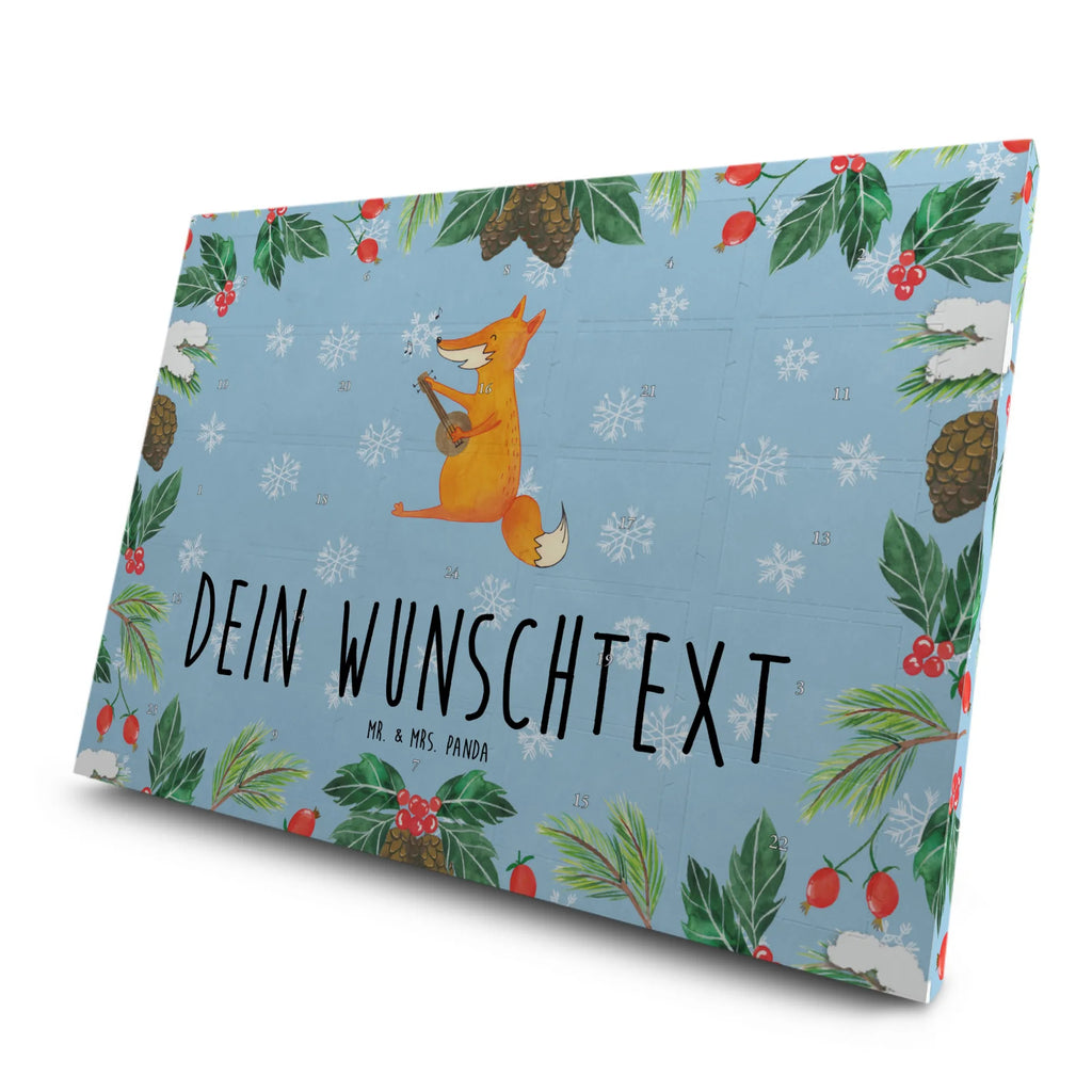 Personalisierter Tee Adventskalender Fuchs Gitarre Personalisierter Tee Adventskalender, Fuchs, Musikerin, Füchse, Gitarre, Sängerin, Sänger, Musik Spruch, Geschenk Musiker