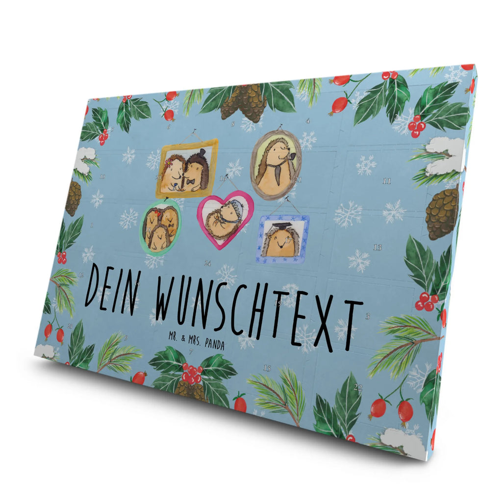 Personalisierter Tee Adventskalender Igel Familie Personalisierter Tee Adventskalender, Mama, Oma, Opa, Schwester, Papa, Bruder, Muttertag, Vatertag, Familie, Igel, Bilder, Glück, Liebe, Zusammenhalt