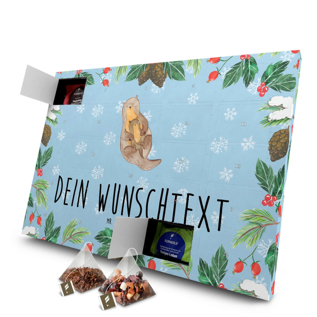 Personalisierter Tee Adventskalender Otter Kind Personalisierter Tee Adventskalender, Seeotter, Otter, Fischotter, Otter Seeotter See Otter