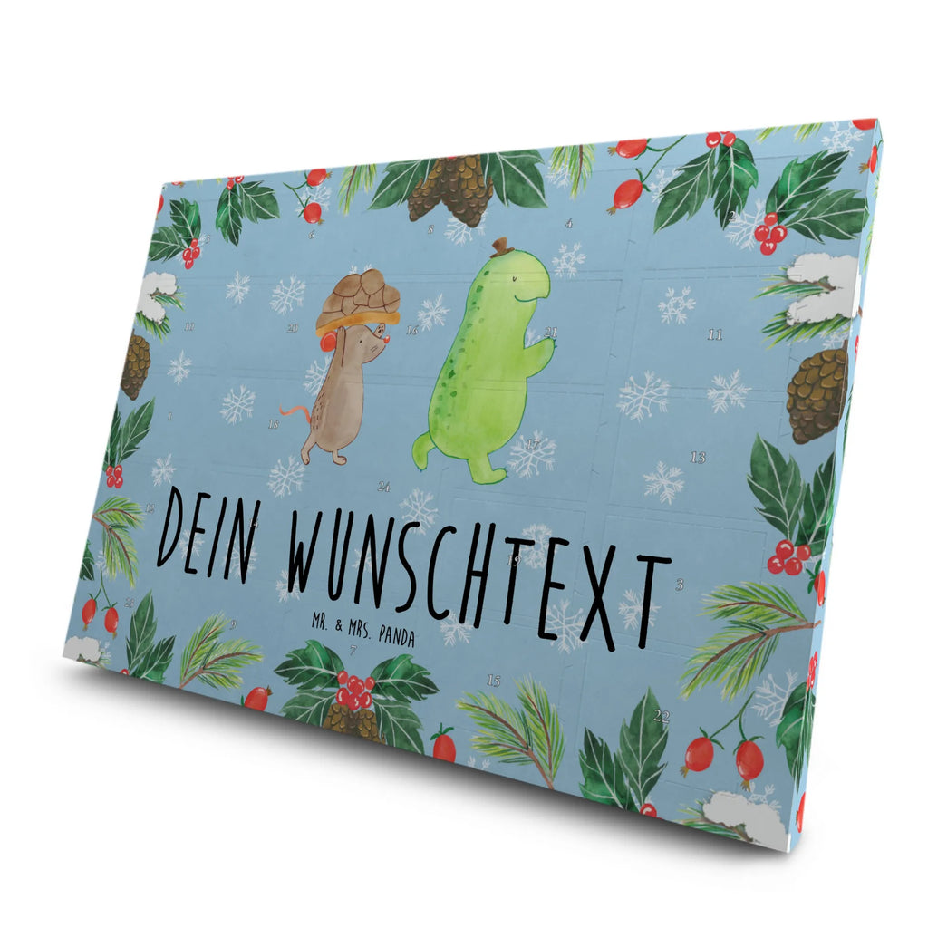 Personalisierter Tee Adventskalender Schildkröte Maus Personalisierter Tee Adventskalender, Schildkröte, Freundinnen, Beste Freundinnen, Freunde, Beste Freunde, Maus