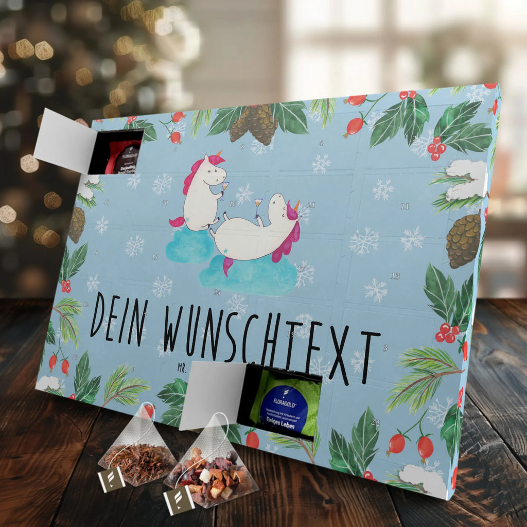 Personalisierter Tee Adventskalender Einhorn Sekt Personalisierter Tee Adventskalender, Einhorn, Einhorn Deko, Einhörner, Unicorn, Party, Mädelsabend, Freundin, Anstoßen, BFF, Korken, Freundinnen, Sekt, Beste, Spaß