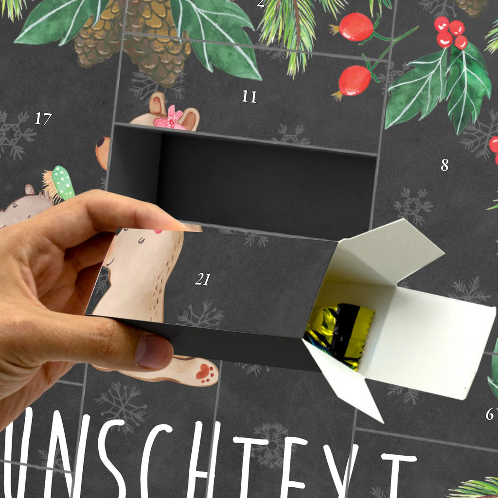 Personalisierter Befüllbarer Adventskalender Bär Kind Adventskalender Zum Selbst Befüllen, Befüllbarer Adventskalender, Mama, Oma, Opa, Schwester, Papa, Bruder, Muttertag, Vatertag, Familie, Geschenk, Mutter, Mutti