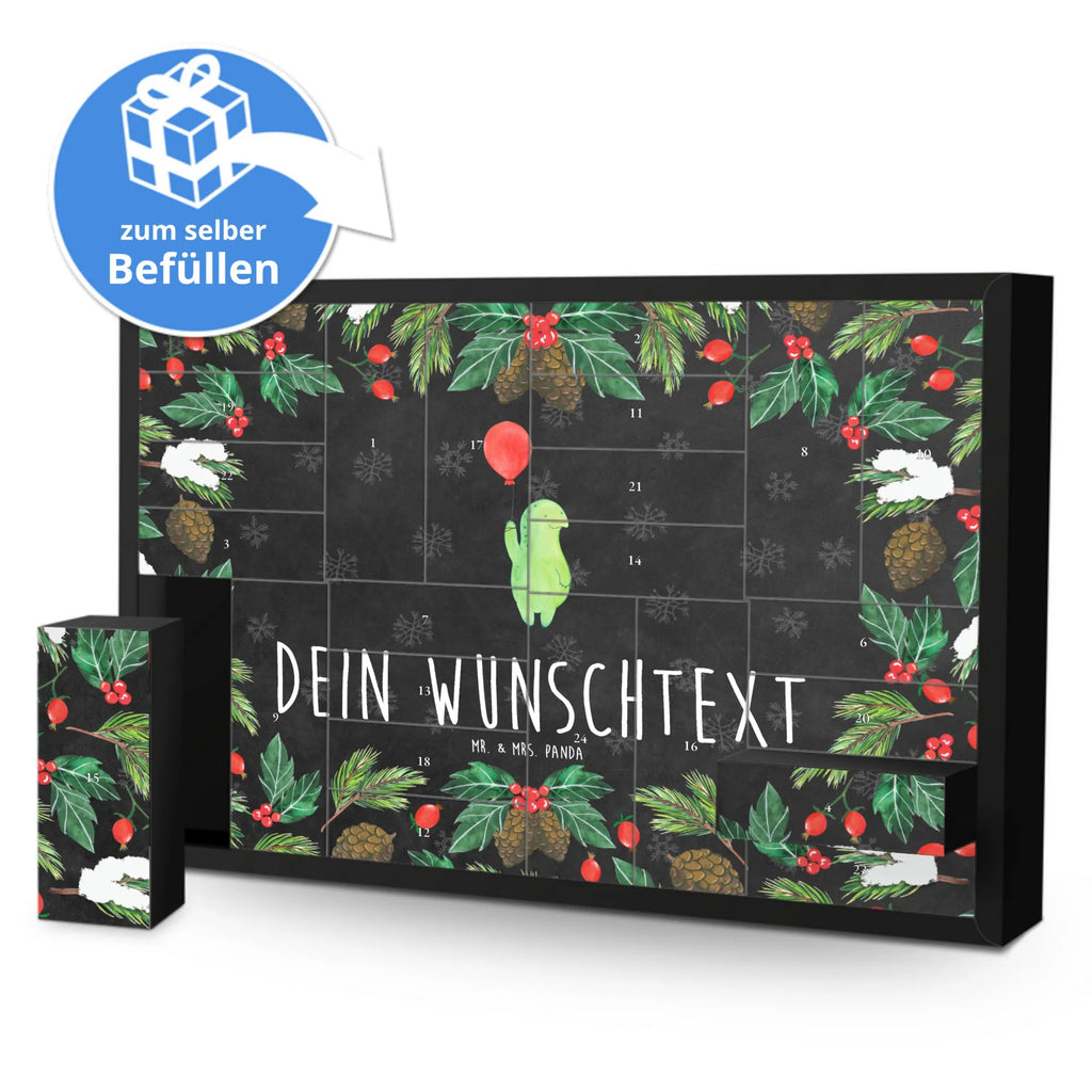 Personalisierter Befüllbarer Adventskalender Schildkröte Luftballon Befüllbarer Adventskalender, Adventskalender Zum Selbst Befüllen, Schildkröte, Schildkröten, Mutausbruch, Motivationsspruch, Motivation