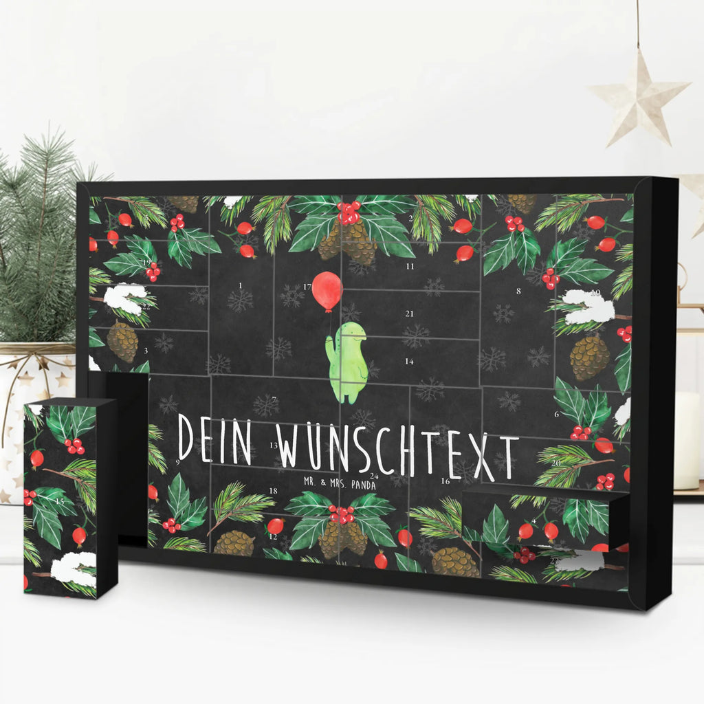 Personalisierter Befüllbarer Adventskalender Schildkröte Luftballon Befüllbarer Adventskalender, Adventskalender Zum Selbst Befüllen, Schildkröte, Schildkröten, Mutausbruch, Motivationsspruch, Motivation