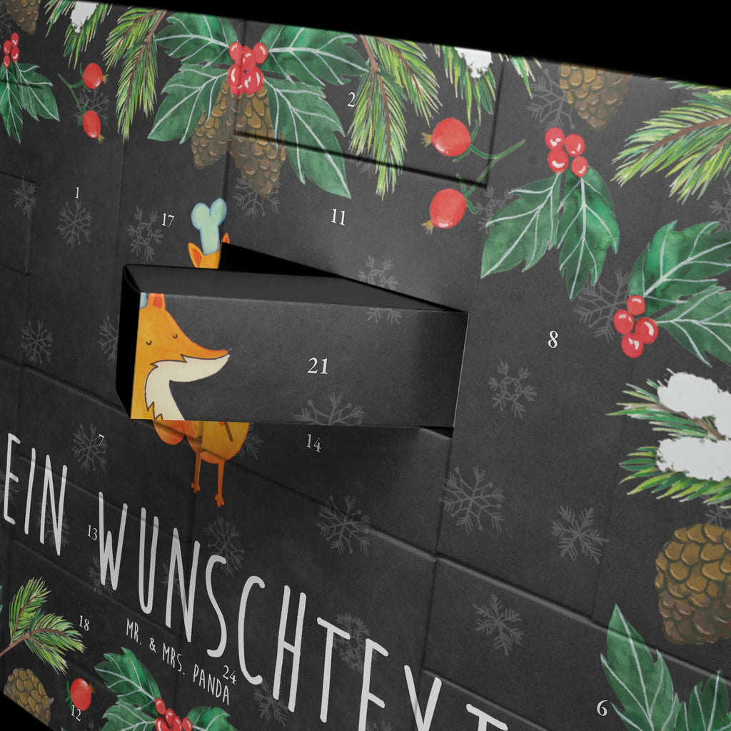 Personalisierter Befüllbarer Adventskalender Fuchs Koch Befüllbarer Adventskalender, Adventskalender Zum Selbst Befüllen, Fuchs, Witzig, Spruch Lustig, Koch Geschenk, Küche Deko, Köche, Bäcker, Party Spruch, Füchse, Küche Spruch