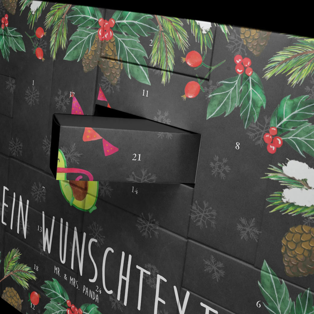 Personalisierter Befüllbarer Adventskalender Avocado Geburtstag Adventskalender Zum Selbst Befüllen, Befüllbarer Adventskalender, Avocado, Gesund, Veggie, Vegan
