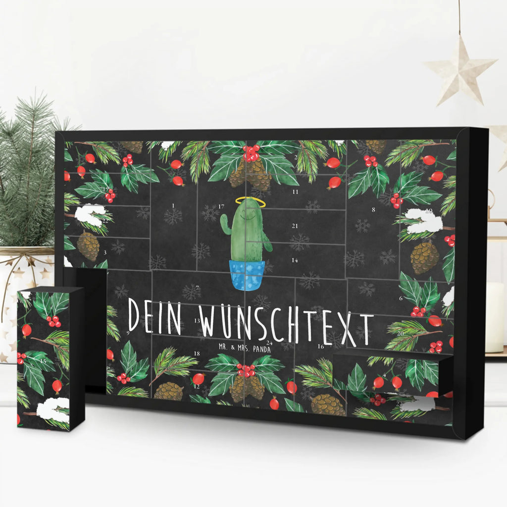 Personalisierter Befüllbarer Adventskalender Kaktus Heilig Befüllbarer Adventskalender, Adventskalender Zum Selbst Befüllen, Kaktus, Kakteen, Schwestern, Familie, Bruder, Heiligenschein, Eltern, Lustig, Schwester, Frech, Freundin, Kind