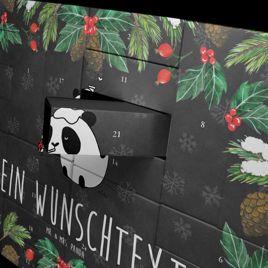 Personalisierter Befüllbarer Adventskalender Panda Gute Besserung Adventskalender Zum Selbst Befüllen, Befüllbarer Adventskalender