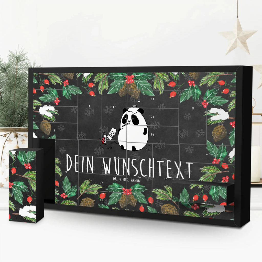 Personalisierter Befüllbarer Adventskalender Panda Gute Besserung Adventskalender Zum Selbst Befüllen, Befüllbarer Adventskalender