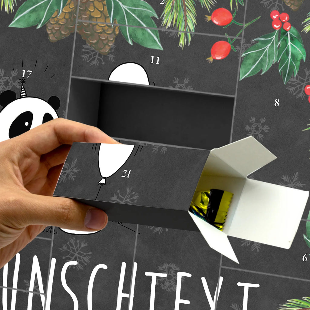  Panda urodziny Befüllbarer Adventskalender, Adventskalender Zum Selbst Befüllen