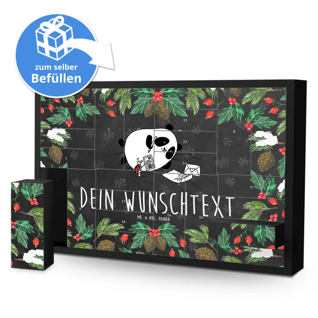  Panda tęsknić Befüllbarer Adventskalender, Adventskalender Zum Selbst Befüllen