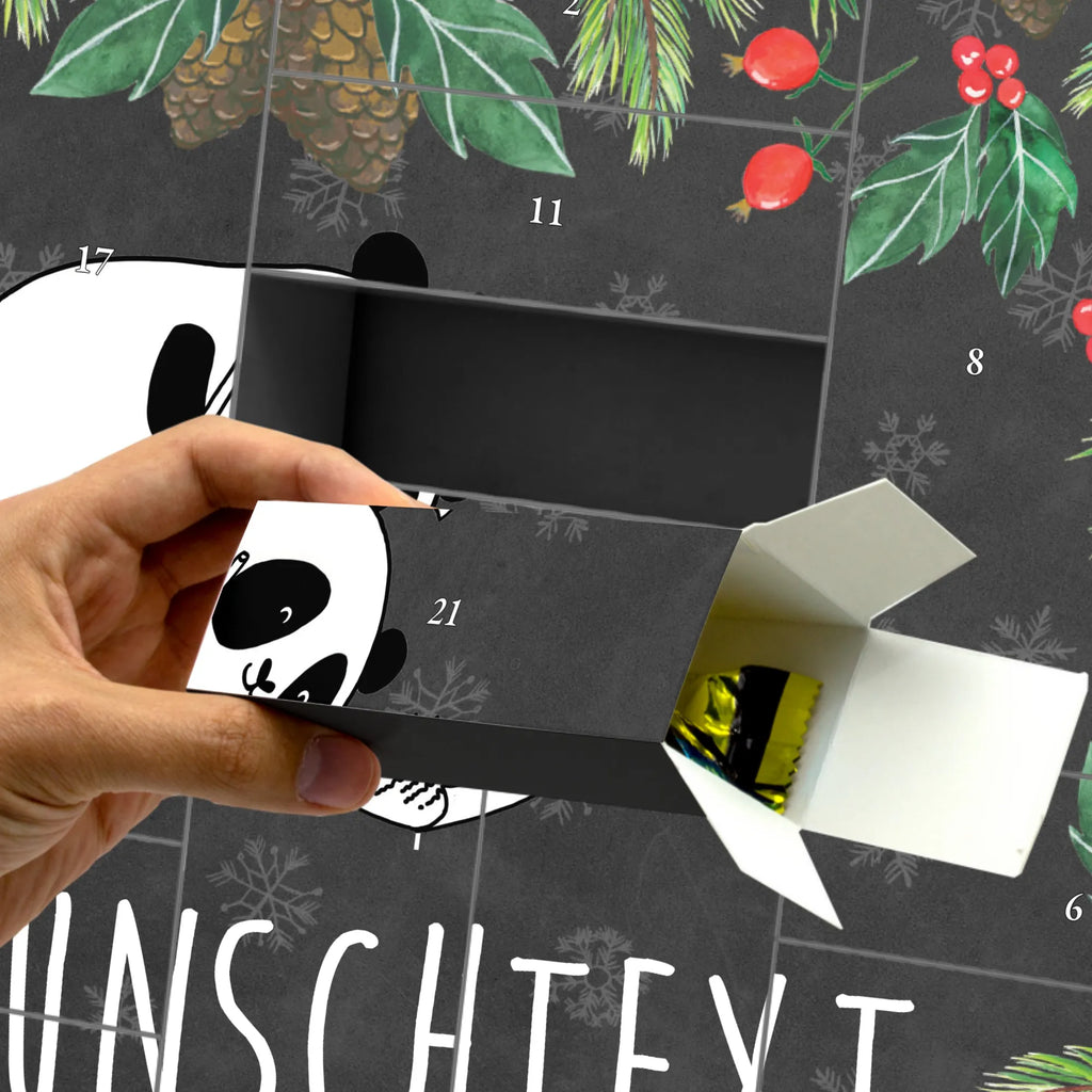  Panda tęsknić Befüllbarer Adventskalender, Adventskalender Zum Selbst Befüllen