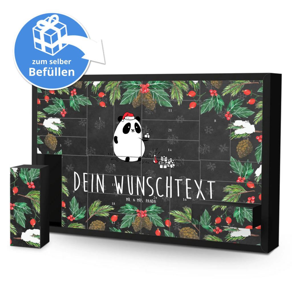  Panda Prezent świąteczny Adventskalender Zum Selbst Befüllen, Befüllbarer Adventskalender