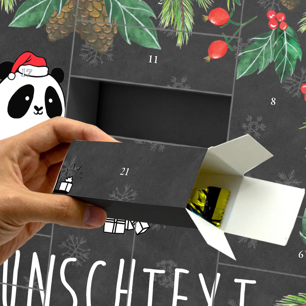  Panda Prezent świąteczny Adventskalender Zum Selbst Befüllen, Befüllbarer Adventskalender