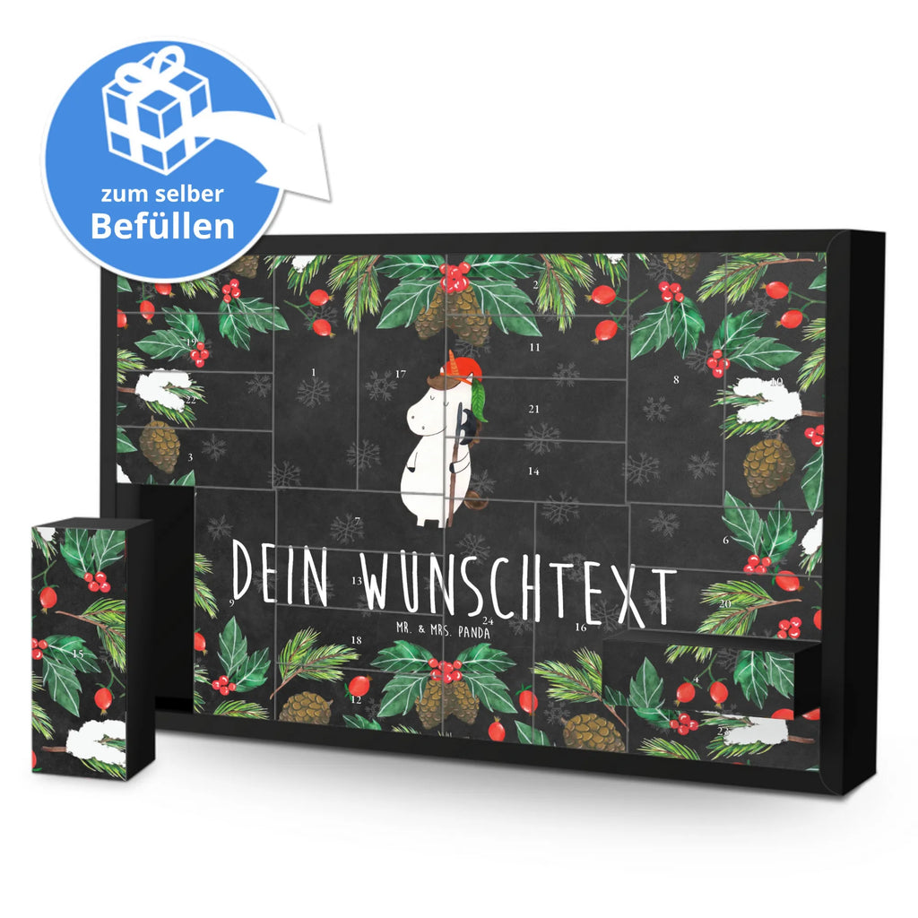 Personalisierter Befüllbarer Adventskalender Einhorn Junge Adventskalender Zum Selbst Befüllen, Befüllbarer Adventskalender, Einhorn, Einhorn Deko, Einhörner, Unicorn, Bube, Mittelalter