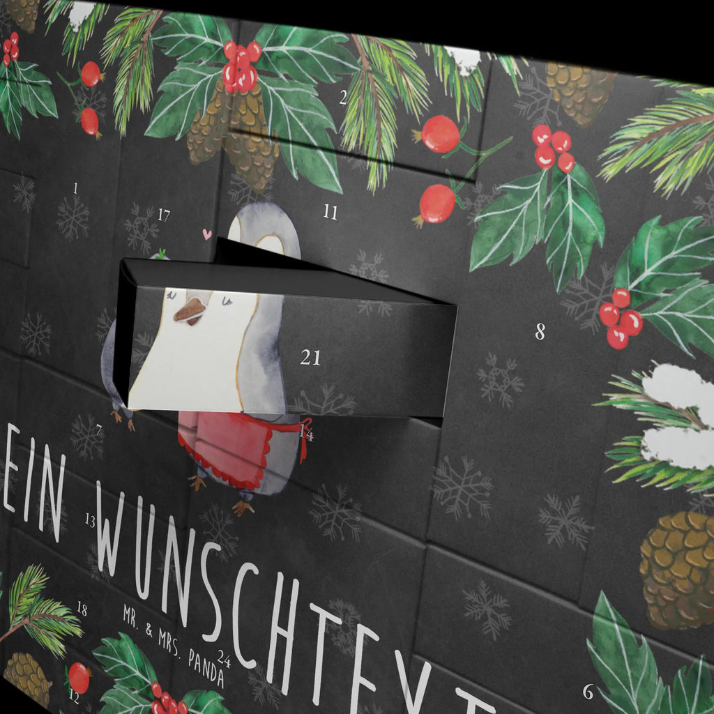 Personalisierter Befüllbarer Adventskalender Pinguin mit Kind Adventskalender Zum Selbst Befüllen, Befüllbarer Adventskalender, Vatertag, Familie, Mama, Opa, Oma, Bruder, Schwester, Papa, Muttertag, Geschenk, Mutter, Mami, Geburststag, Mutti