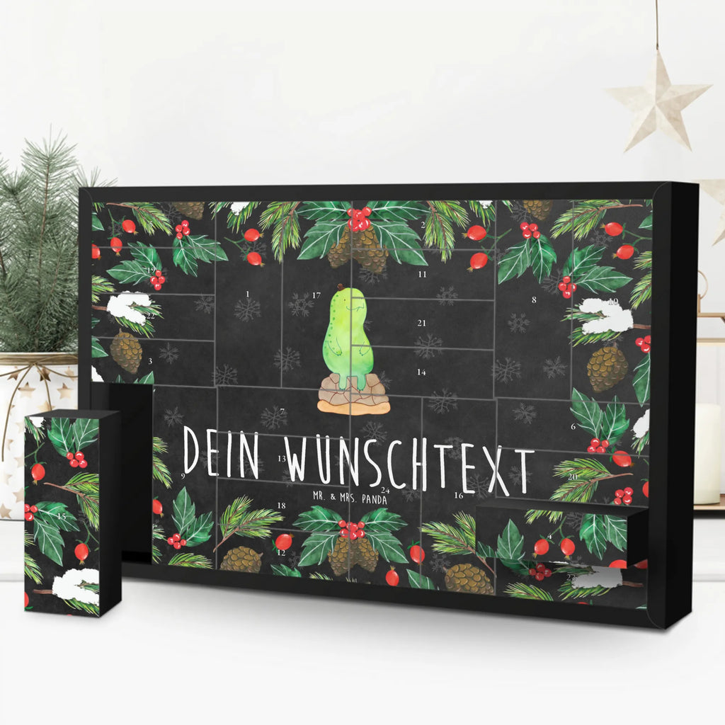 Personalisierter Befüllbarer Adventskalender Schildkröte Pause Adventskalender Zum Selbst Befüllen, Befüllbarer Adventskalender, Schildkröte, Entschleunigen, Achtsamkeit, Achtsam