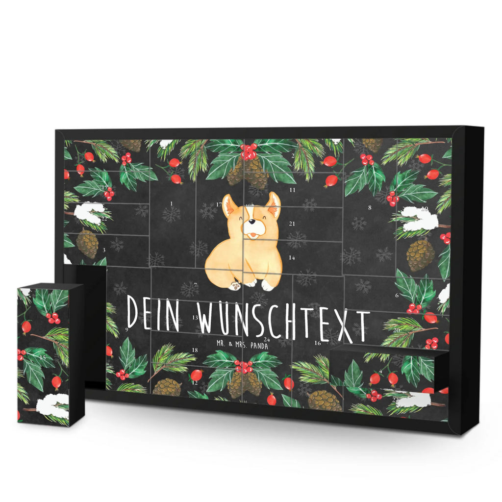 Personalisierter Befüllbarer Adventskalender Corgie Adventskalender Zum Selbst Befüllen, Befüllbarer Adventskalender, Hunderasse, Tierliebhaber, Hundemotiv, Haustier, Hundebesitzer, Hund, Sprüche, Britisch, Welsh Corgie Pembroke, Lebensfreude, Spruch, Corgie, Motivation, Hundespruch