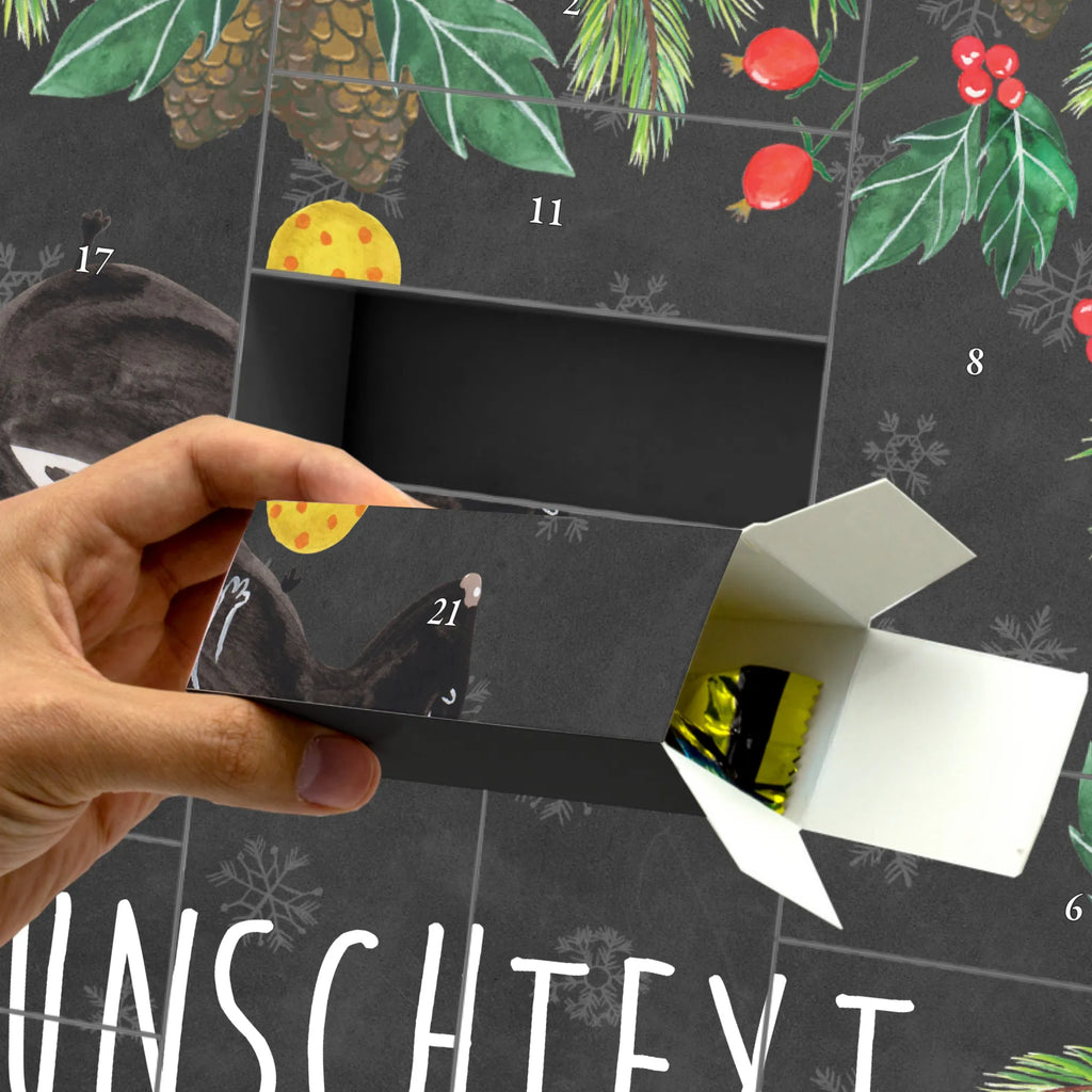 Personalisierter Befüllbarer Adventskalender Stinktier Ball Adventskalender Zum Selbst Befüllen, Befüllbarer Adventskalender, Skunk, Stinktier, Stinker, Verspielt, Wildtier, Raubtier, Stinki, Weisheit