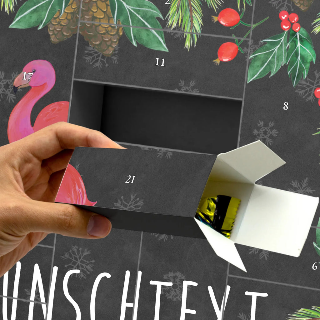 Personalisierter Befüllbarer Adventskalender Flamingo Classic Adventskalender Zum Selbst Befüllen, Befüllbarer Adventskalender, Flamingo, Spruch, Freundinnen, Ich, Außenseiter, Selbstliebe, Freundin, Einzigartig, Sohn, Tochter, für Mich, Stolz, Geschwister