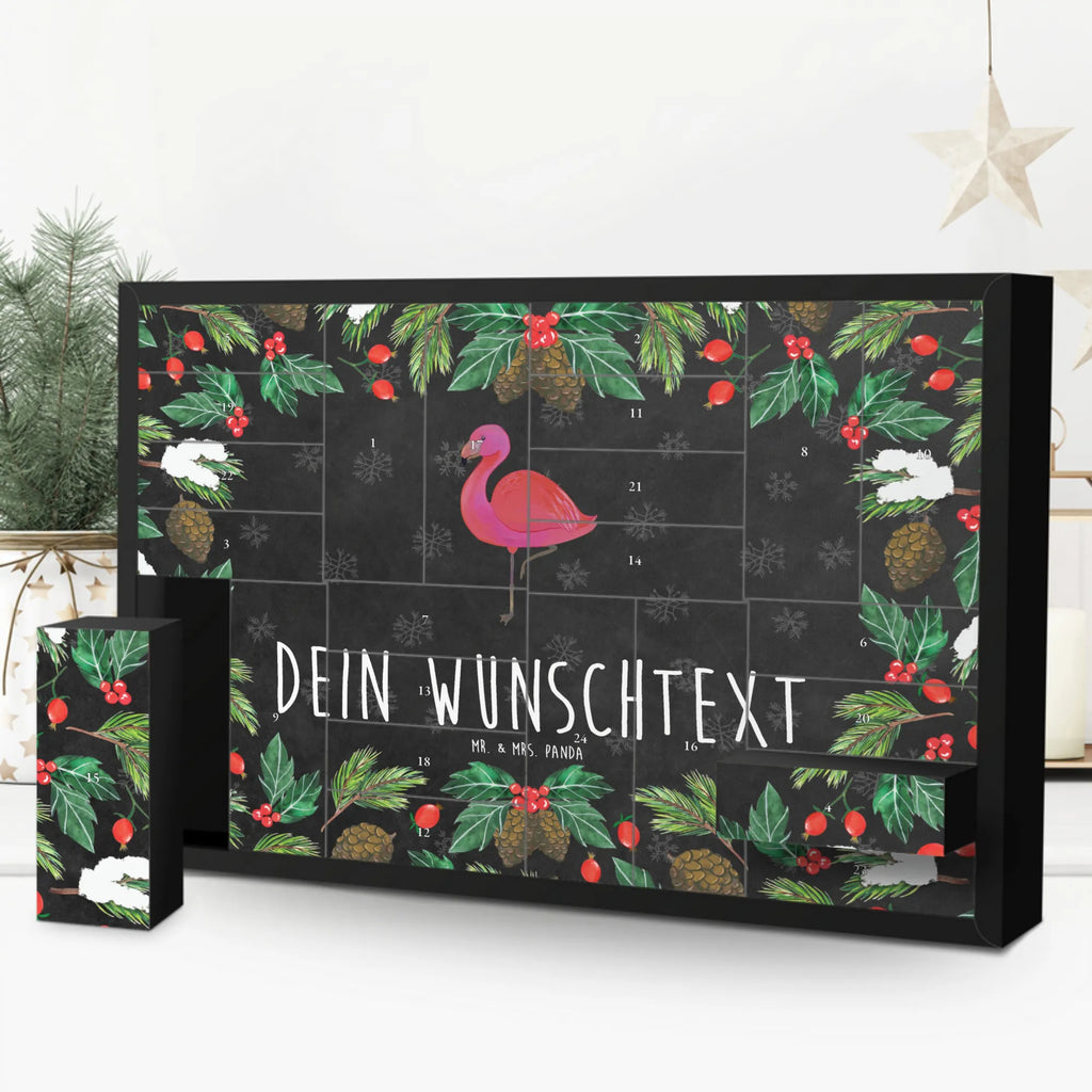 Personalisierter Befüllbarer Adventskalender Flamingo Classic Adventskalender Zum Selbst Befüllen, Befüllbarer Adventskalender, Flamingo, Spruch, Freundinnen, Ich, Außenseiter, Selbstliebe, Freundin, Einzigartig, Sohn, Tochter, für Mich, Stolz, Geschwister