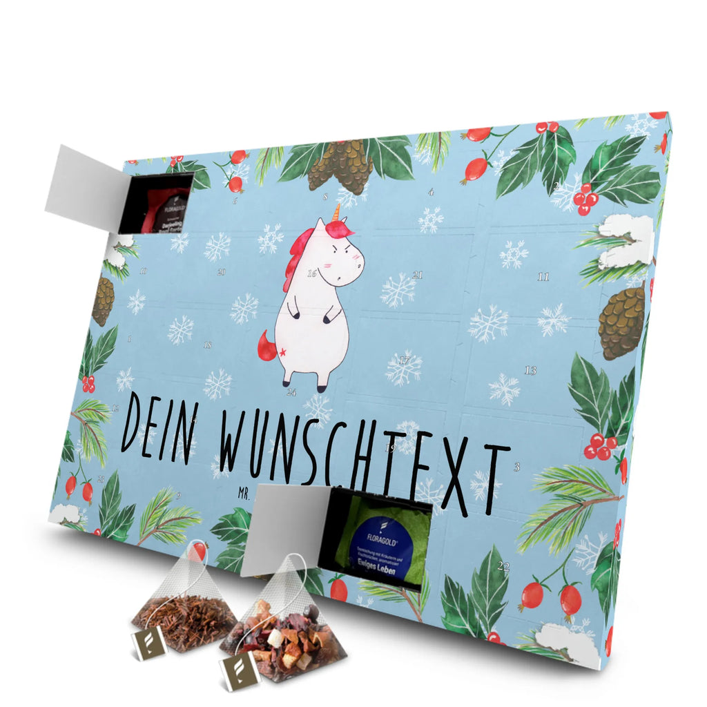 Personalisierter Tee Adventskalender Einhorn Wut Personalisierter Tee Adventskalender, Einhorn, Einhorn Deko, Einhörner, Unicorn, Büro, Arbeit, Dumme Fragen, Geschenk, Lustlos, Lustig, Spaß, wütend, Realität, Nein, Ansage