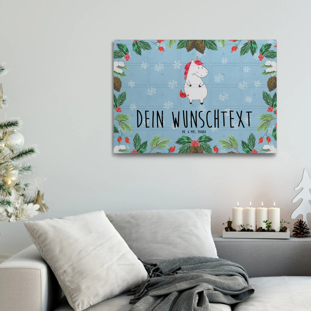 Personalisierter Tee Adventskalender Einhorn Wut Personalisierter Tee Adventskalender, Einhorn, Einhorn Deko, Einhörner, Unicorn, Büro, Arbeit, Dumme Fragen, Geschenk, Lustlos, Lustig, Spaß, wütend, Realität, Nein, Ansage